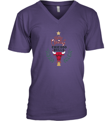 NBA Chicago Bulls Logo merry Christmas gilf Men's V-Neck Men's V-Neck - FordPhuMy