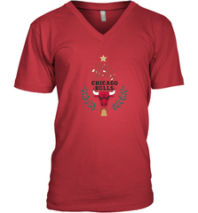 NBA Chicago Bulls Logo merry Christmas gilf Men's V-Neck Men's V-Neck - FordPhuMy