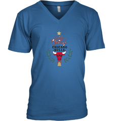 NBA Chicago Bulls Logo merry Christmas gilf Men's V-Neck Men's V-Neck - FordPhuMy