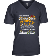 Marching Band Shirt What Is The Football Team Doing on Field Men's V-Neck Men's V-Neck - FordPhuMy