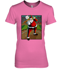 Baseball Santa Ugly Christmas Sports Graphic Print Design Women's Premium T-Shirt Women's Premium T-Shirt - FordPhuMy