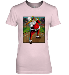 Baseball Santa Ugly Christmas Sports Graphic Print Design Women's Premium T-Shirt Women's Premium T-Shirt - FordPhuMy