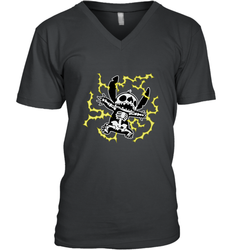 Disney Stitch Skeleton Halloween Men's V-Neck