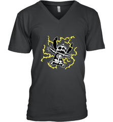 Disney Stitch Skeleton Halloween Men's V-Neck Men's V-Neck - FordPhuMy