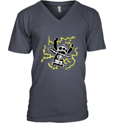 Disney Stitch Skeleton Halloween Men's V-Neck Men's V-Neck - FordPhuMy
