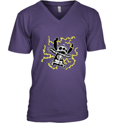 Disney Stitch Skeleton Halloween Men's V-Neck Men's V-Neck - FordPhuMy