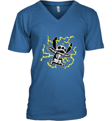 Disney Stitch Skeleton Halloween Men's V-Neck Men's V-Neck - FordPhuMy