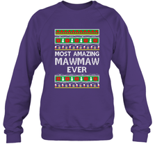 Xmas Gifts for Maw Maw Ugly Christmas gift idea Crewneck Sweatshirt Crewneck Sweatshirt - FordPhuMy