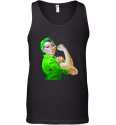 Rosie The Riveter St Patricks Day Men's Tank Top