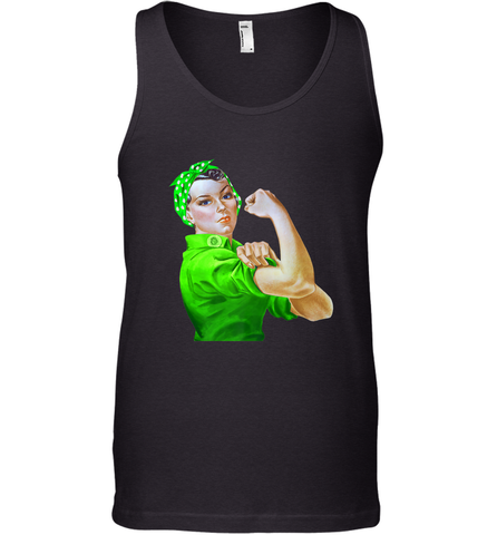 Rosie The Riveter St Patricks Day Men's Tank Top Men's Tank Top / Black / XS Men's Tank Top - FordPhuMy
