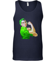 Rosie The Riveter St Patricks Day Men's Tank Top