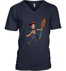 Disney PIXAR Toy Story Halloween Woody Men's V-Neck