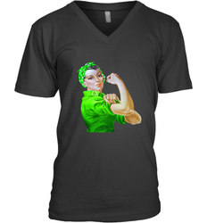 Rosie The Riveter St Patricks Day Men's V-Neck