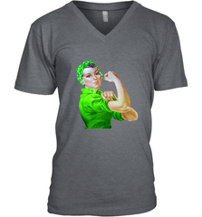 Rosie The Riveter St Patricks Day Men's V-Neck Men's V-Neck - FordPhuMy