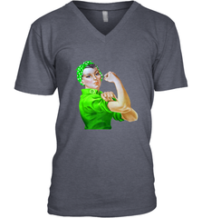 Rosie The Riveter St Patricks Day Men's V-Neck Men's V-Neck - FordPhuMy