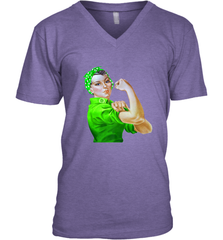 Rosie The Riveter St Patricks Day Men's V-Neck Men's V-Neck - FordPhuMy