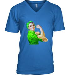 Rosie The Riveter St Patricks Day Men's V-Neck Men's V-Neck - FordPhuMy