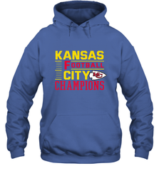 Kansas City Football Champions Vintage KC Distressed Gift Hooded Sweatshirt Hooded Sweatshirt - FordPhuMy