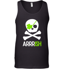 St. Patricks Day Irish Pirate Skull and Cross bones Men's Tank Top Men's Tank Top - FordPhuMy