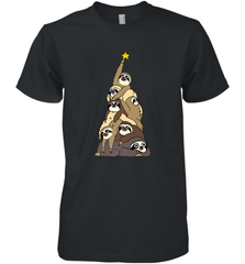Merry Christmas Merry Slothmas Sloth Christmas Tree Xmas Men's Premium T-Shirt Men's Premium T-Shirt - FordPhuMy
