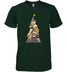 Merry Christmas Merry Slothmas Sloth Christmas Tree Xmas Men's Premium T-Shirt Men's Premium T-Shirt - FordPhuMy