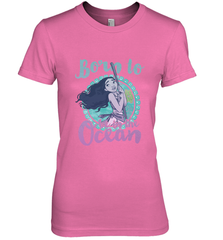 Disney Moana Born To Be In The Ocean Painted Women's Premium T-Shirt Women's Premium T-Shirt - FordPhuMy