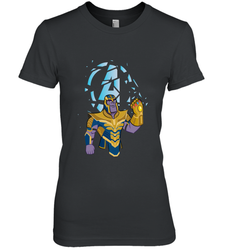 Marvel Avengers Endgame Cartoon Thanos Gauntlet Women's Premium T-Shirt