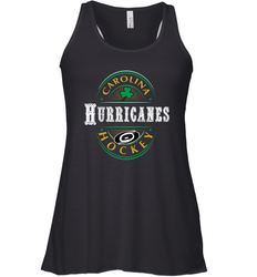 Carolina Hurricanes Fanatics St. Patrick's Day Forever Lucky Women's Racerback Tank