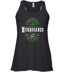 Carolina Hurricanes Fanatics St. Patrick's Day Forever Lucky Women's Racerback Tank Women's Racerback Tank - FordPhuMy