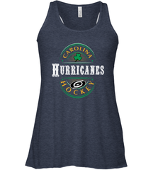 Carolina Hurricanes Fanatics St. Patrick's Day Forever Lucky Women's Racerback Tank Women's Racerback Tank - FordPhuMy