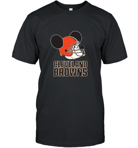 Nfl Cleveland Browns Mickey Mouse Team Men's T-Shirt Men's T-Shirt / Black / S Men's T-Shirt - FordPhuMy