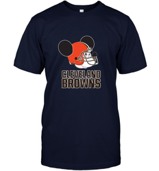 Nfl Cleveland Browns Mickey Mouse Team Men's T-Shirt