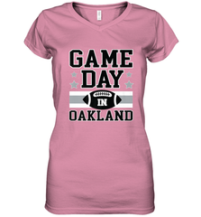 NFL Oakland Game Day Football Home Team Women's V-Neck T-Shirt Women's V-Neck T-Shirt - FordPhuMy