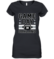 NFL Oakland Game Day Football Home Team Women's V-Neck T-Shirt Women's V-Neck T-Shirt - FordPhuMy