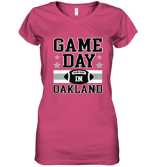 NFL Oakland Game Day Football Home Team Women's V-Neck T-Shirt Women's V-Neck T-Shirt - FordPhuMy