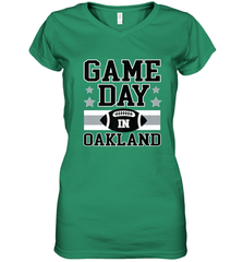 NFL Oakland Game Day Football Home Team Women's V-Neck T-Shirt Women's V-Neck T-Shirt - FordPhuMy