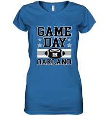 NFL Oakland Game Day Football Home Team Women's V-Neck T-Shirt Women's V-Neck T-Shirt - FordPhuMy