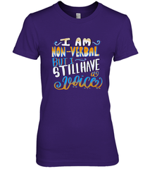 Special Needs NonVerbal Autism Awesome Women's Premium T-Shirt Women's Premium T-Shirt - FordPhuMy
