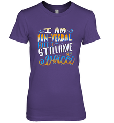 Special Needs NonVerbal Autism Awesome Women's Premium T-Shirt Women's Premium T-Shirt - FordPhuMy