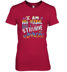 Special Needs NonVerbal Autism Awesome Women's Premium T-Shirt Women's Premium T-Shirt - FordPhuMy
