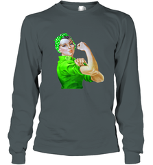 Rosie The Riveter St Patricks Day Long Sleeve T-Shirt Long Sleeve T-Shirt - FordPhuMy