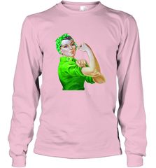 Rosie The Riveter St Patricks Day Long Sleeve T-Shirt Long Sleeve T-Shirt - FordPhuMy