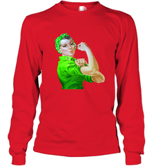 Rosie The Riveter St Patricks Day Long Sleeve T-Shirt Long Sleeve T-Shirt - FordPhuMy