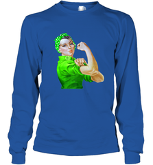 Rosie The Riveter St Patricks Day Long Sleeve T-Shirt Long Sleeve T-Shirt - FordPhuMy