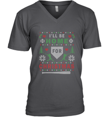 Premium Baseball Ugly Christmas Sweater Pattern Men's V-Neck Men's V-Neck - FordPhuMy