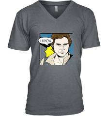 Star Wars Han Solo I Know Pop Art Couples Men's V-Neck Men's V-Neck - FordPhuMy