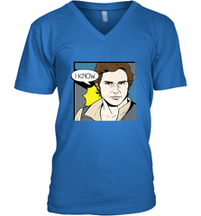 Star Wars Han Solo I Know Pop Art Couples Men's V-Neck Men's V-Neck - FordPhuMy