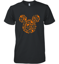 Disney Mickey Mouse Halloween Silhouette Men's Premium T-Shirt