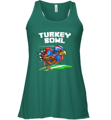 Cool Turkey Bowl _ Funny Thanksgiving Football Player Gift Women's Racerback Tank Women's Racerback Tank - FordPhuMy
