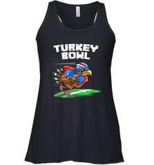 Cool Turkey Bowl _ Funny Thanksgiving Football Player Gift Women's Racerback Tank Women's Racerback Tank - FordPhuMy